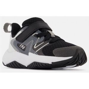 New Balance Kids Black and Gray Sneakers